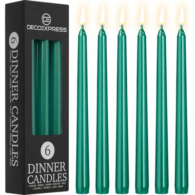 DECO EXPRESS DecoExpress Set of 6 Taper Candles - Candles DECO EXPRESS DecoExpress Set of 6 Taper Candles - Candles