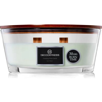 Deco Express - Crackling Wick Candles - Paraffin - Burn 30h - Candle Deco Express - Crackling Wick Candles - Paraffin - Burn 30h - Candle