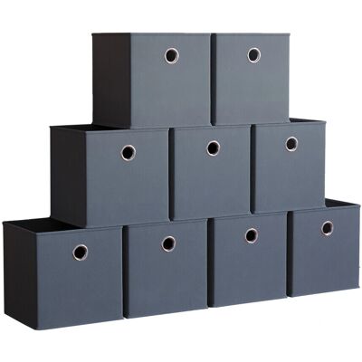 Vida Designs Durham Grey Basket Set - Storage Organizer Vida Designs Durham Grey Basket Set - Storage Organizer