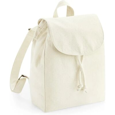 Sac à Dos Mini en Canvas Bio - Neutre - Publicité Sac à Dos Mini en Canvas Bio - Neutre - Publicité