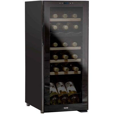 Dellonda Baridi 18 Bottle Dual Zone - Wooden Shelves - Wine Cooler Dellonda Baridi 18 Bottle Dual Zone - Wooden Shelves - Wine Cooler