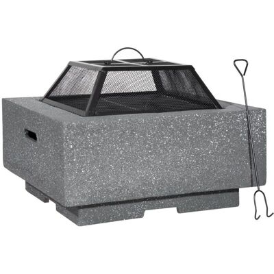 Dellonda - DG193 - Dark Grey - MgO - Fire Pit Dellonda - DG193 - Dark Grey - MgO - Fire Pit