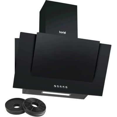 Dellonda DH129 - Carbon Filters, LED Lamp, Black Glass Cooker Hood Dellonda DH129 - Carbon Filters, LED Lamp, Black Glass Cooker Hood