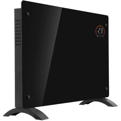 Dellonda DH139 Black Electric Glass Panel Heater - Heater Dellonda DH139 Black Electric Glass Panel Heater - Heater