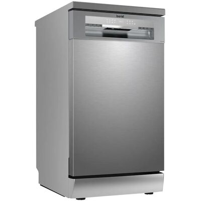Dellonda DH166 Slimline Dishwasher - 45cm, Silver, 10 Sets, 8 Programs Dellonda DH166 Slimline Dishwasher - 45cm, Silver, 10 Sets, 8 Programs