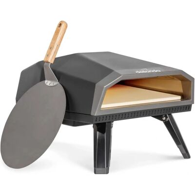 B&Q Dellonda Gas Pizza Oven w/ Water Resistant Cover/Carry Bag & 12" Pizza Peel - DG257 Grey B&Q Dellonda Gas Pizza Oven w/ Water Resistant Cover/Carry Bag & 12" Pizza Peel - DG257 Grey