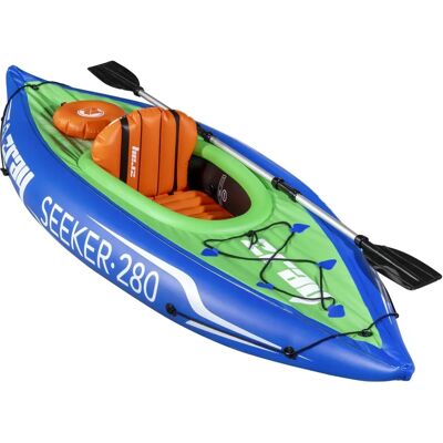 Dellonda Inflatable Kayak - Blue/Green - 1 Person Set Dellonda Inflatable Kayak - Blue/Green - 1 Person Set