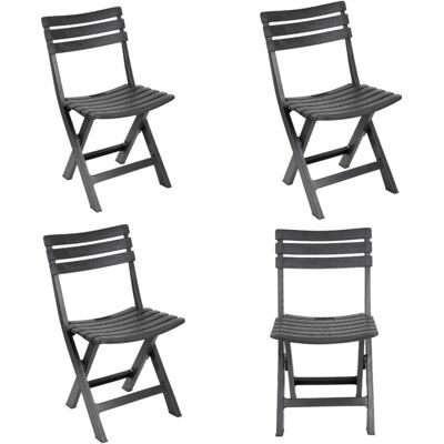 URBN Living - 4Pc Set - Collapsible - Garden Chair URBN Living - 4Pc Set - Collapsible - Garden Chair
