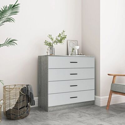 URBN Living - Ash Grey Carcass + Grey Drawers - 4/5 Drawer Cabinet URBN Living - Ash Grey Carcass + Grey Drawers - 4/5 Drawer Cabinet