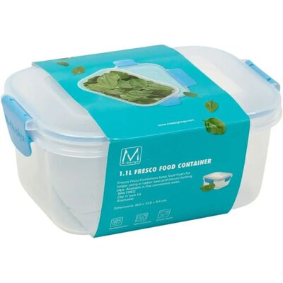 URBN-CHEF - 1100ml Blue Clip 'N' Lock - Blue - 1100ml - Food storage container URBN-CHEF - 1100ml Blue Clip 'N' Lock - Blue - 1100ml - Food storage container