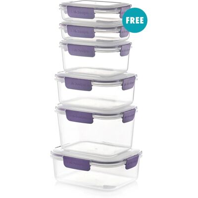 URBN-CHEF - Airtight Clip Lid - Purple - Storage Container URBN-CHEF - Airtight Clip Lid - Purple - Storage Container