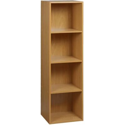 URBN Living - Beech 4 Shelf - Wood - Shelf - Bookcase URBN Living - Beech 4 Shelf - Wood - Shelf - Bookcase