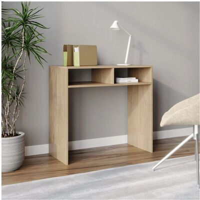 URBN Living - Oak Console Table - 80cm - Oak - Console Table URBN Living - Oak Console Table - 80cm - Oak - Console Table