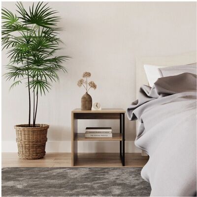 URBN Living - Oak Nightstand - 2pcs - 40cm - Nightstand URBN Living - Oak Nightstand - 2pcs - 40cm - Nightstand