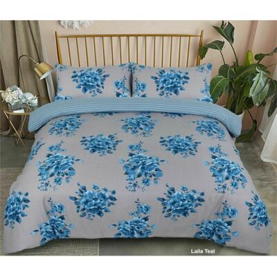 Luxe - LAILA TEAL - Duvet Quilt Bedding Set Luxe - LAILA TEAL - Duvet Quilt Bedding Set