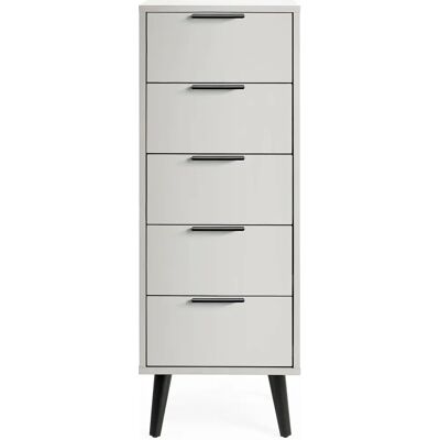 Julian Bowen - Alba Silk Grey Chest - Lacquered Julian Bowen - Alba Silk Grey Chest - Lacquered