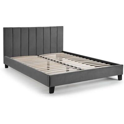 Julian Bowen - Rosa - Grey - 3ft Single - Bed Frame Julian Bowen - Rosa - Grey - 3ft Single - Bed Frame