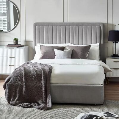 ASC - Santorini - Gris - 4ft6 Doble - Cama ASC - Santorini - Gris - 4ft6 Doble - Cama