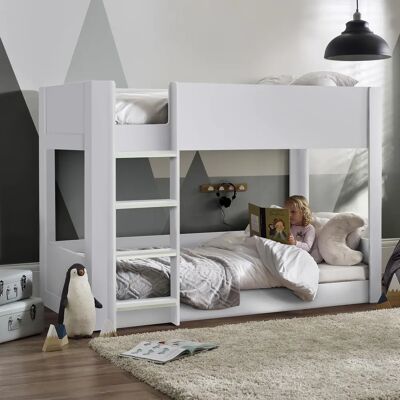 Julian Bowen - Solomon - White - 3ft Single - Bunk Bed Julian Bowen - Solomon - White - 3ft Single - Bunk Bed