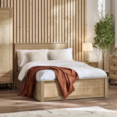 Julian Bowen - Padstow - Oak - 5ft King Size - Bed Frame Julian Bowen - Padstow - Oak - 5ft King Size - Bed Frame