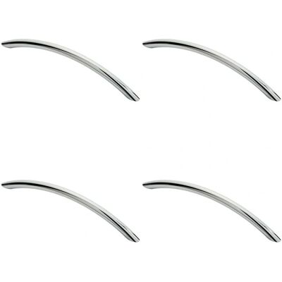 Loops Curved Bow - 190mm - 160mm - Chrome - Cabinet Pull Handle Loops Curved Bow - 190mm - 160mm - Chrome - Cabinet Pull Handle