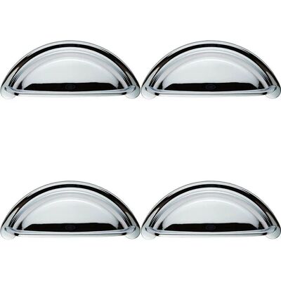 Loops - Cup Pull Handle - 94 x 41.5mm - Cabinet Cup Pull Handle Loops - Cup Pull Handle - 94 x 41.5mm - Cabinet Cup Pull Handle