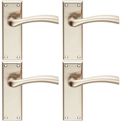 Loops - 4x Curved Tapered - Latch Backplate - Door Handle Loops - 4x Curved Tapered - Latch Backplate - Door Handle
