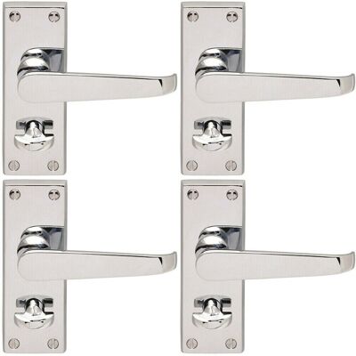 Loops - Victorian Handle - Rect Backplate - Chrome Loops - Victorian Handle - Rect Backplate - Chrome