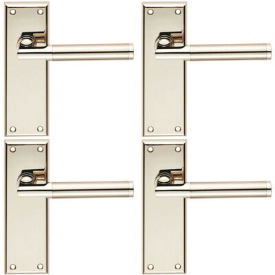 Loops - Round Bar Handle 150x50mm Satin Nickel - Door Handle Loops - Round Bar Handle 150x50mm Satin Nickel - Door Handle