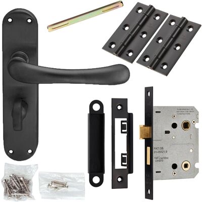 Loops - Door Handle Pack - Matt Black - Door Handle Set Loops - Door Handle Pack - Matt Black - Door Handle Set