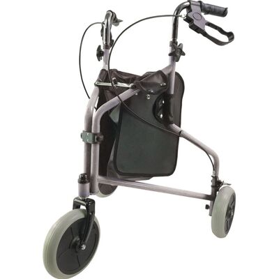 Loops Tri-Walker - Silver - Steel - 115kg - Three-wheeled walker Loops Tri-Walker - Silver - Steel - 115kg - Three-wheeled walker