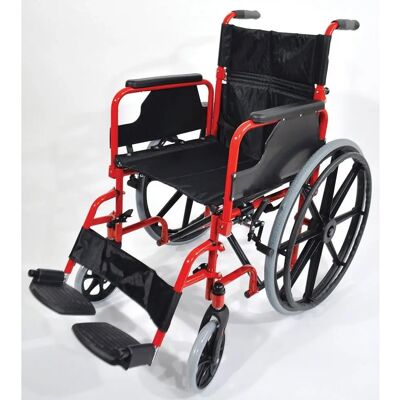 Loops - Deluxe Steel Wheelchair - Red - Wheelchair Loops - Deluxe Steel Wheelchair - Red - Wheelchair