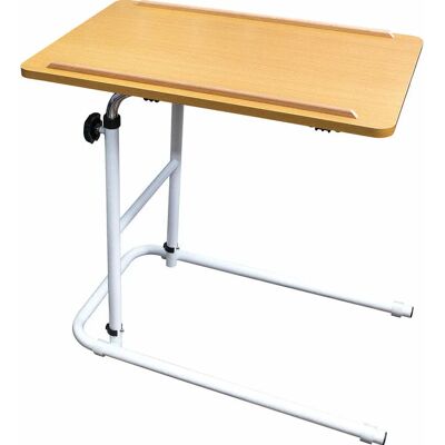 Loops Beech Overbed Table - Height/Angle Adjustable - 600x400mm - Overbed table Loops Beech Overbed Table - Height/Angle Adjustable - 600x400mm - Overbed table