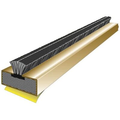Loops - Fire & Smoke Door Strip 2100x20x4mm - Brown - 5-pack - Intumescent - Door Strip Loops - Fire & Smoke Door Strip 2100x20x4mm - Brown - 5-pack - Intumescent - Door Strip