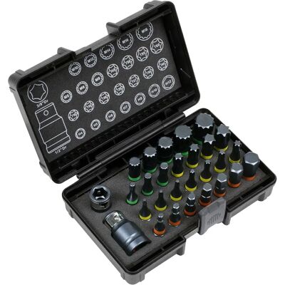 TRX - 28 Pack Hex Spline Impact - 3/8 1/2 Drive - Bit Set TRX - 28 Pack Hex Spline Impact - 3/8 1/2 Drive - Bit Set