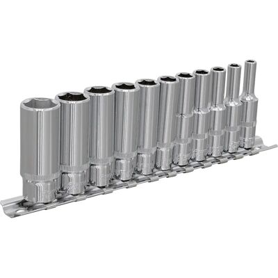 LOOPS - 11 PACK - DEEP - 1/4" SQ DRIVE - SOCKET SET LOOPS - 11 PACK - DEEP - 1/4" SQ DRIVE - SOCKET SET