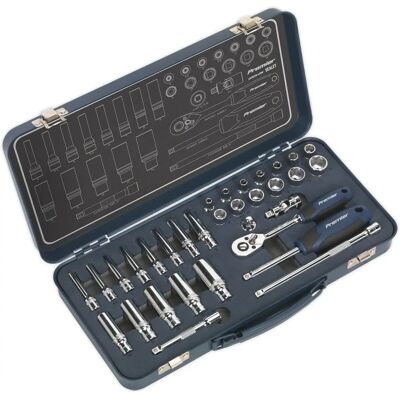Loops - 32-pack 1/4" metric 6-point LOCK-ON socket set Loops - 32-pack 1/4" metric 6-point LOCK-ON socket set