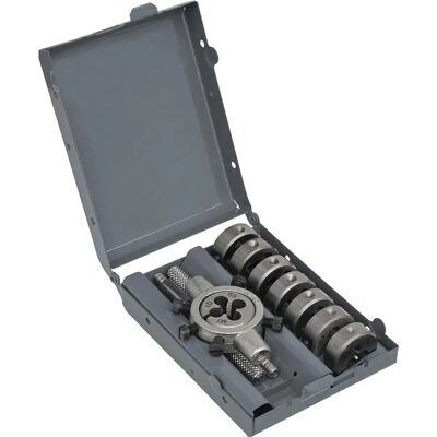 Loops - 9pc Metric Split Die & Holder Set - M3-M12 - Tool Loops - 9pc Metric Split Die & Holder Set - M3-M12 - Tool