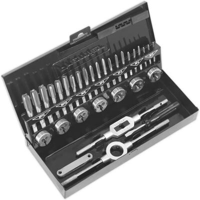 Loops - 32pc PREMIUM Metric Tap & Die Set - M3 to M12 - Tool Set Loops - 32pc PREMIUM Metric Tap & Die Set - M3 to M12 - Tool Set