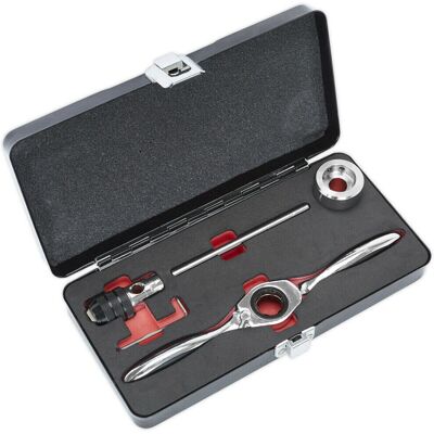 Loops - Bi-Directional Ratchet Tap Die Holder Set - Tool Set Loops - Bi-Directional Ratchet Tap Die Holder Set - Tool Set