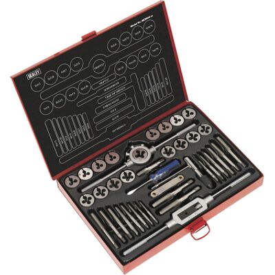 Loops - 40pc Metric Tap & Split Die Holder Set M3-M12 - Tool set Loops - 40pc Metric Tap & Split Die Holder Set M3-M12 - Tool set
