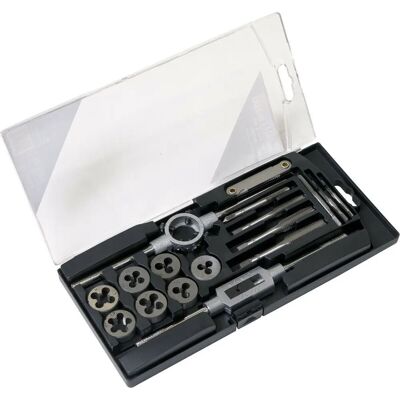 Loops - 17pc Metric Tap & Die Set M3-M12 - Tool Set Loops - 17pc Metric Tap & Die Set M3-M12 - Tool Set