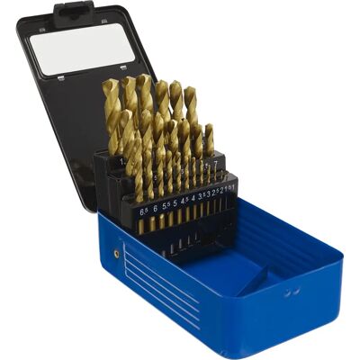 Loops - 25pc HSS Drill Bit Set - 1mm-13mm - Drill Bit Set Loops - 25pc HSS Drill Bit Set - 1mm-13mm - Drill Bit Set