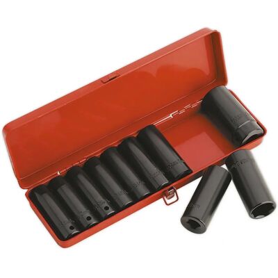 Unknown - 10 Piece - 1/2in - Deep Socket Set - Socket Set Unknown - 10 Piece - 1/2in - Deep Socket Set - Socket Set