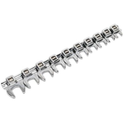 Loops - Open End Crowfoot 10pc - 3/8" Drive - Socket Set Loops - Open End Crowfoot 10pc - 3/8" Drive - Socket Set