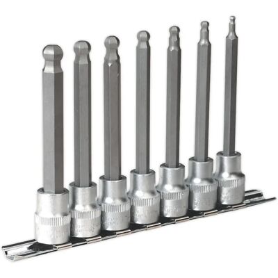 Loops - Ball End Hex Socket Bit Set - 3/8\" Drive - Hex Bit Set Loops - Ball End Hex Socket Bit Set - 3/8\" Drive - Hex Bit Set