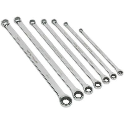 Loops - 7pc Ring Spanner Set - Socket Wrench Set Loops - 7pc Ring Spanner Set - Socket Wrench Set