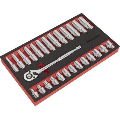 Loops - Socket Set - 1/2in Drive - 6 Point - Deep Loops - Socket Set - 1/2in Drive - 6 Point - Deep