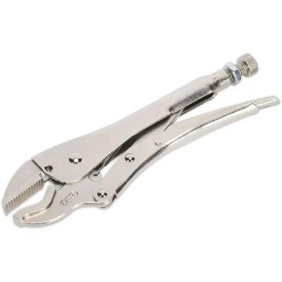 Loops - 225mm Optimum Grip Locking Pliers - Spring Loaded - Steel Loops - 225mm Optimum Grip Locking Pliers - Spring Loaded - Steel