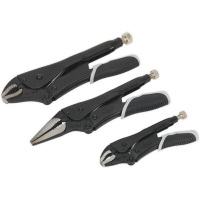 Loops - 3-Piece Quick Release Locking Pliers Set Loops - 3-Piece Quick Release Locking Pliers Set